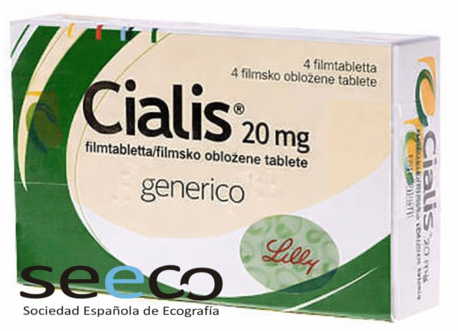 Caja de Cialis genérico 20 mg — tadalafilo EFG disponible en farmacias españolas